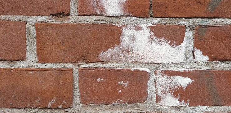 Efflorescence example