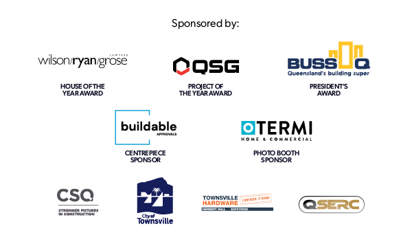 North Queensland Housing & Construction Awards 2026 sponsor panel