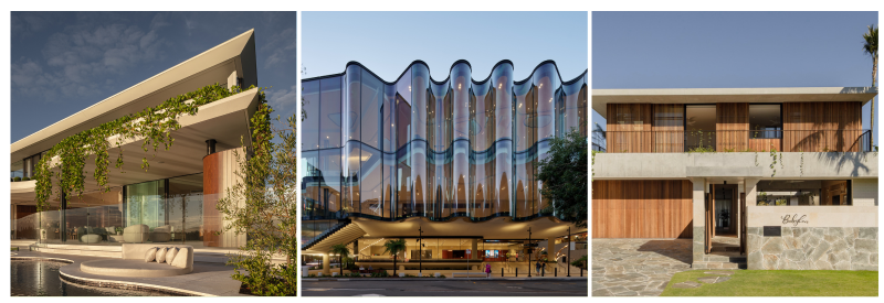 A three-picture collage of the major winners at the 2026 QLD H&C Awards