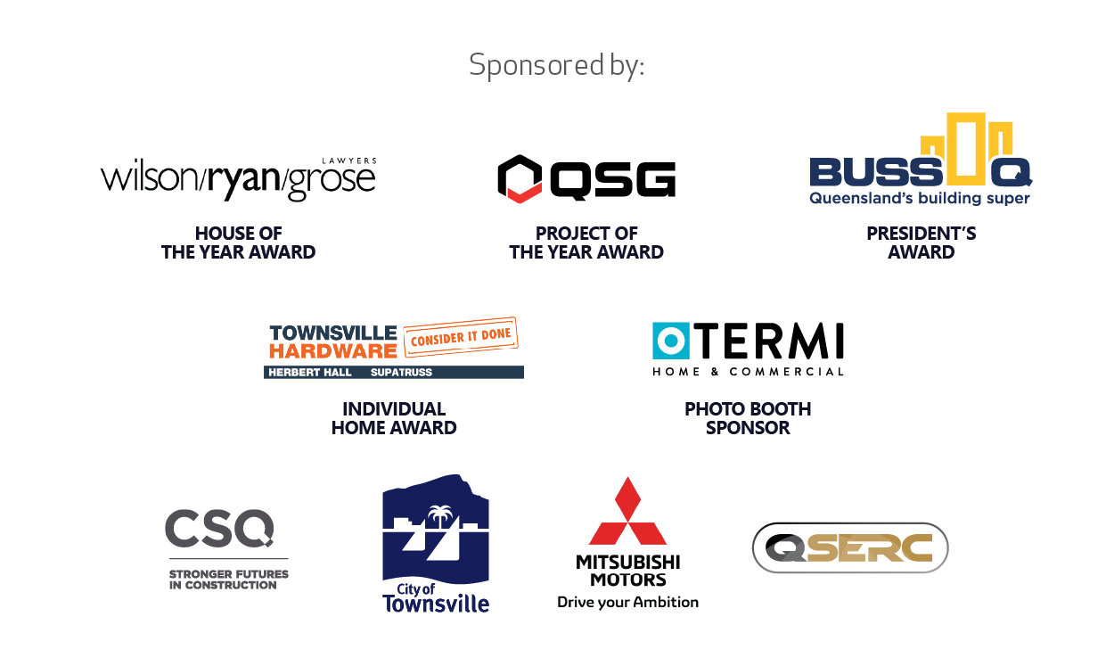 North Queensland Housing & Construction Awards sponsors 2025