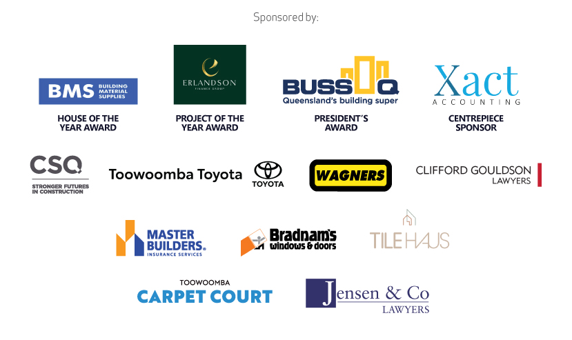 Downs & Western Housing & Construction Awards sponsors 2025