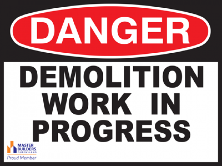 Signage Master Builders Queensland